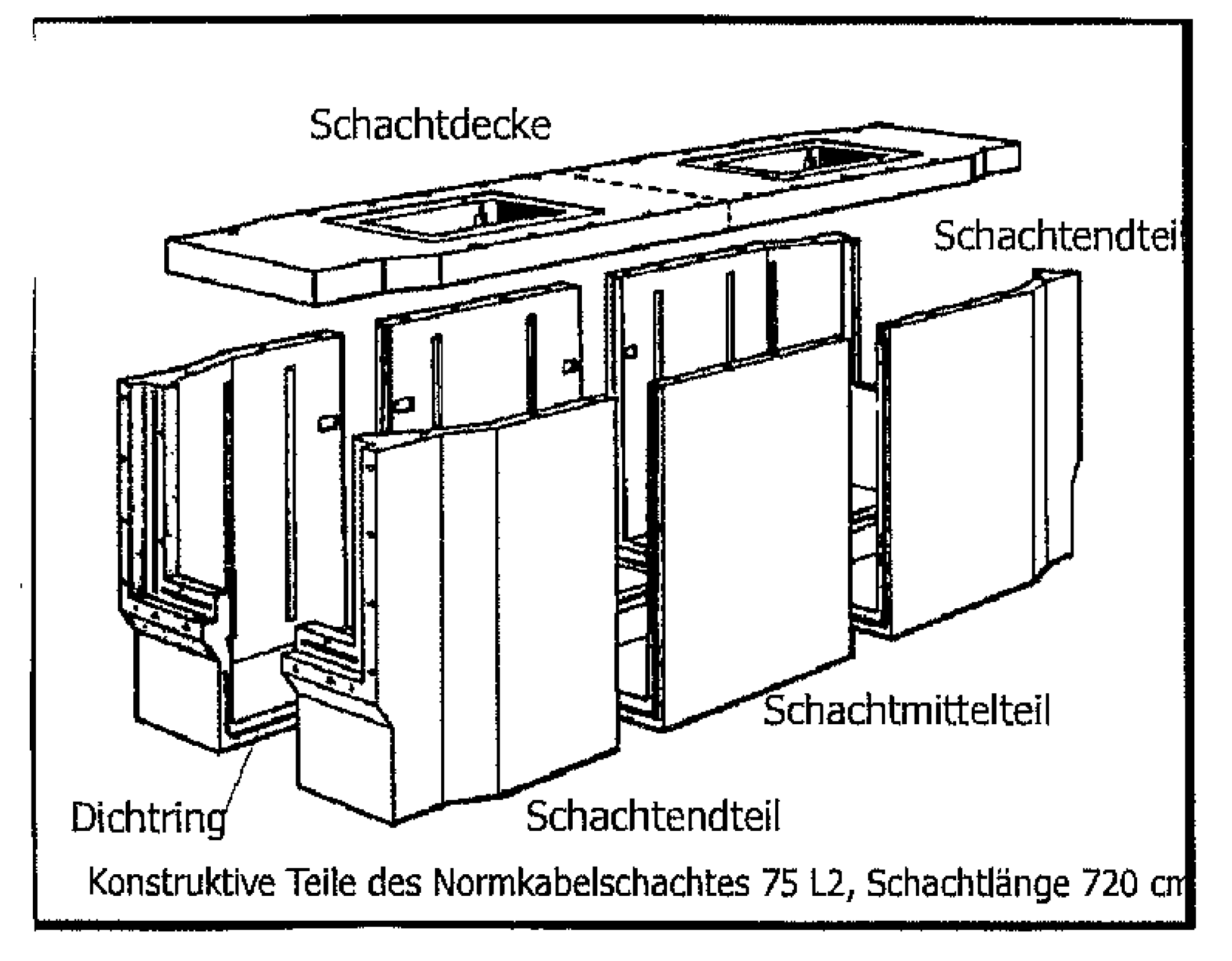 Bild Normkabelschacht Typ 2c/ 75 L2