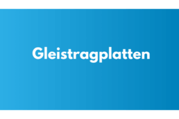 GM Titelbild - Kategorie Gleistragplatten